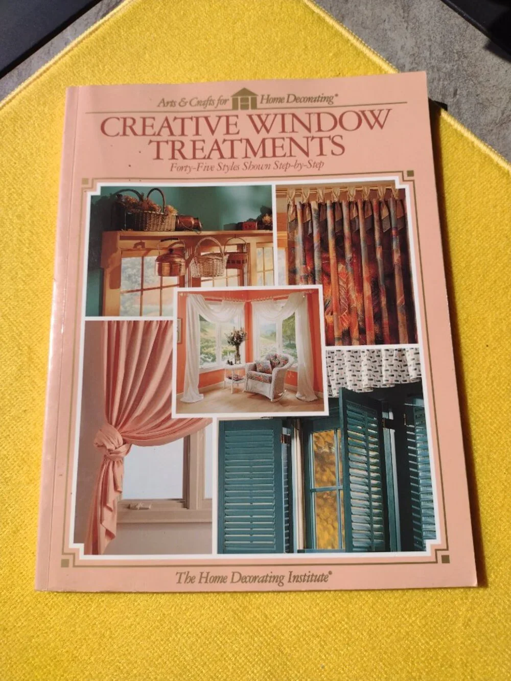 Set of 5 Books with a VHS Tape of Window Treatments